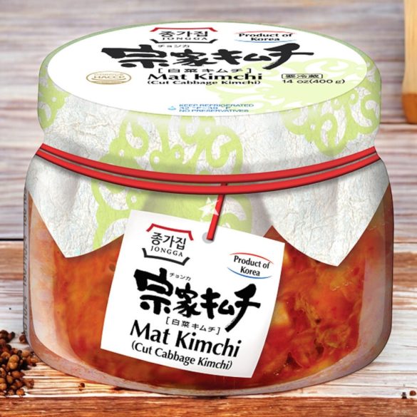 Jongga Sliced Mat Kimchi 400g